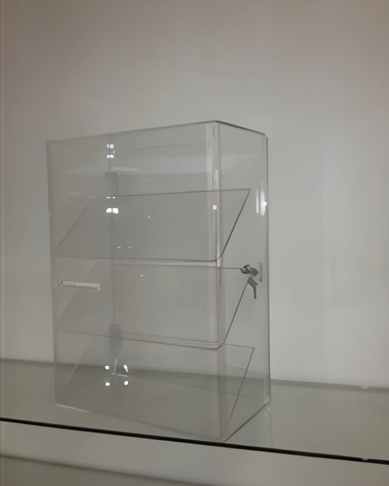 Acrylic Three Slanted Shelf Display Case – TX Store Fixtures
