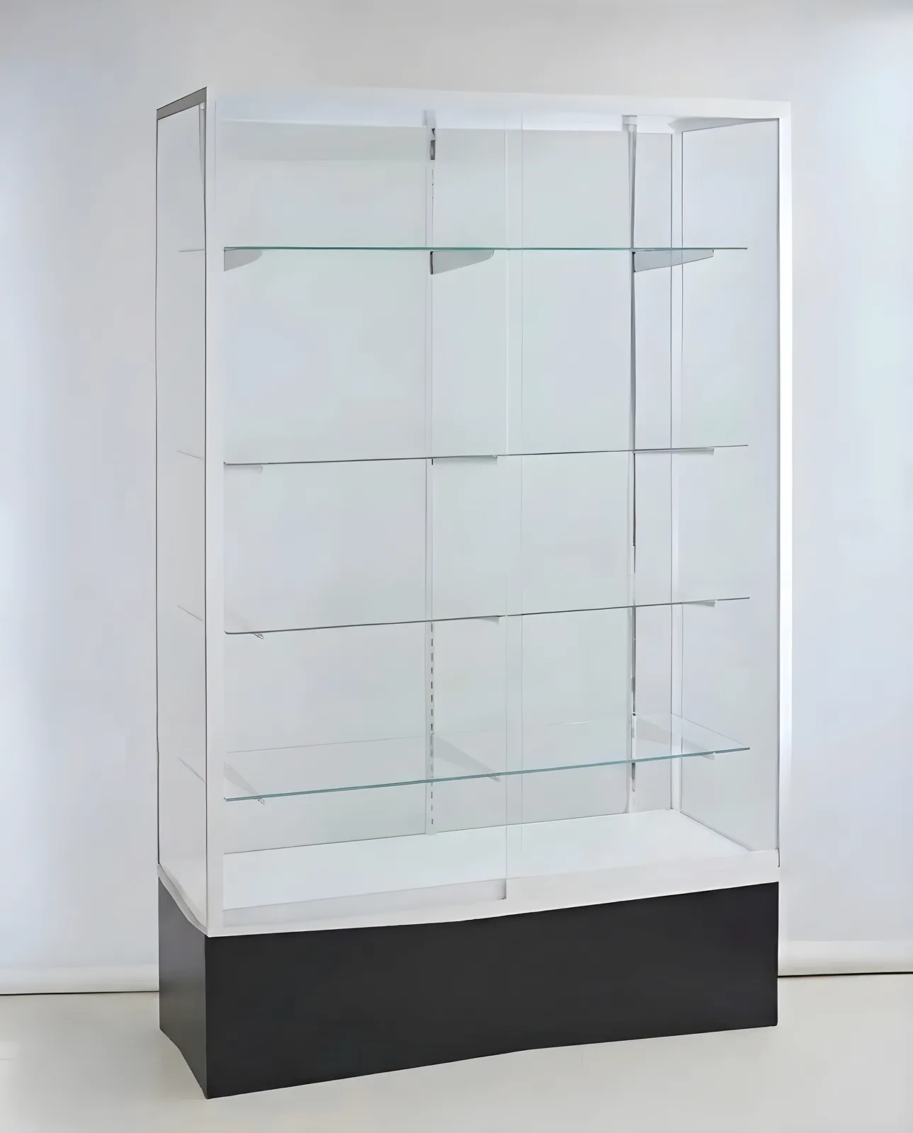 Aluminum Medal & Award Display Case, Glass Back